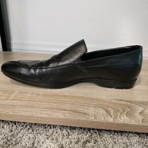 Men's Black Boss By Hugo Boss Leather Loafers Sz 9